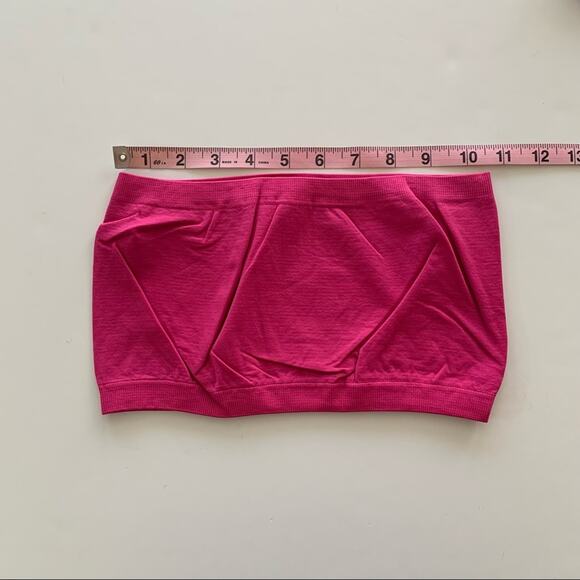 Boutique | Ziva Hot Pink Seamless Bandeau Bralette Two Piece Bundle OS - Picture 3 of 7
